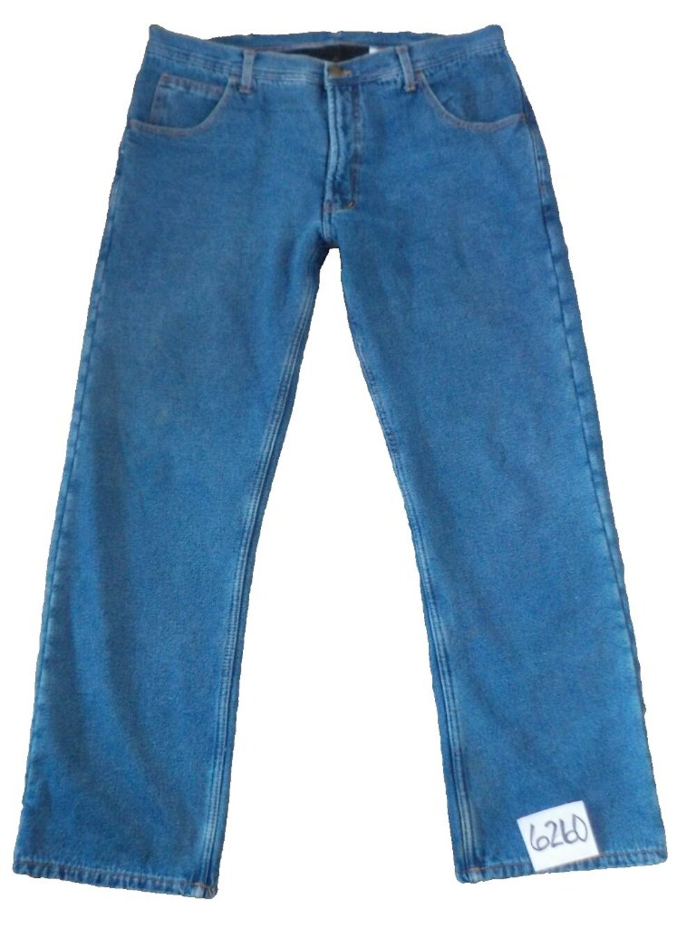 Key Insulated Fleece Lined Blue Denim Looser Fit Jeans Men's Size 36 x 32